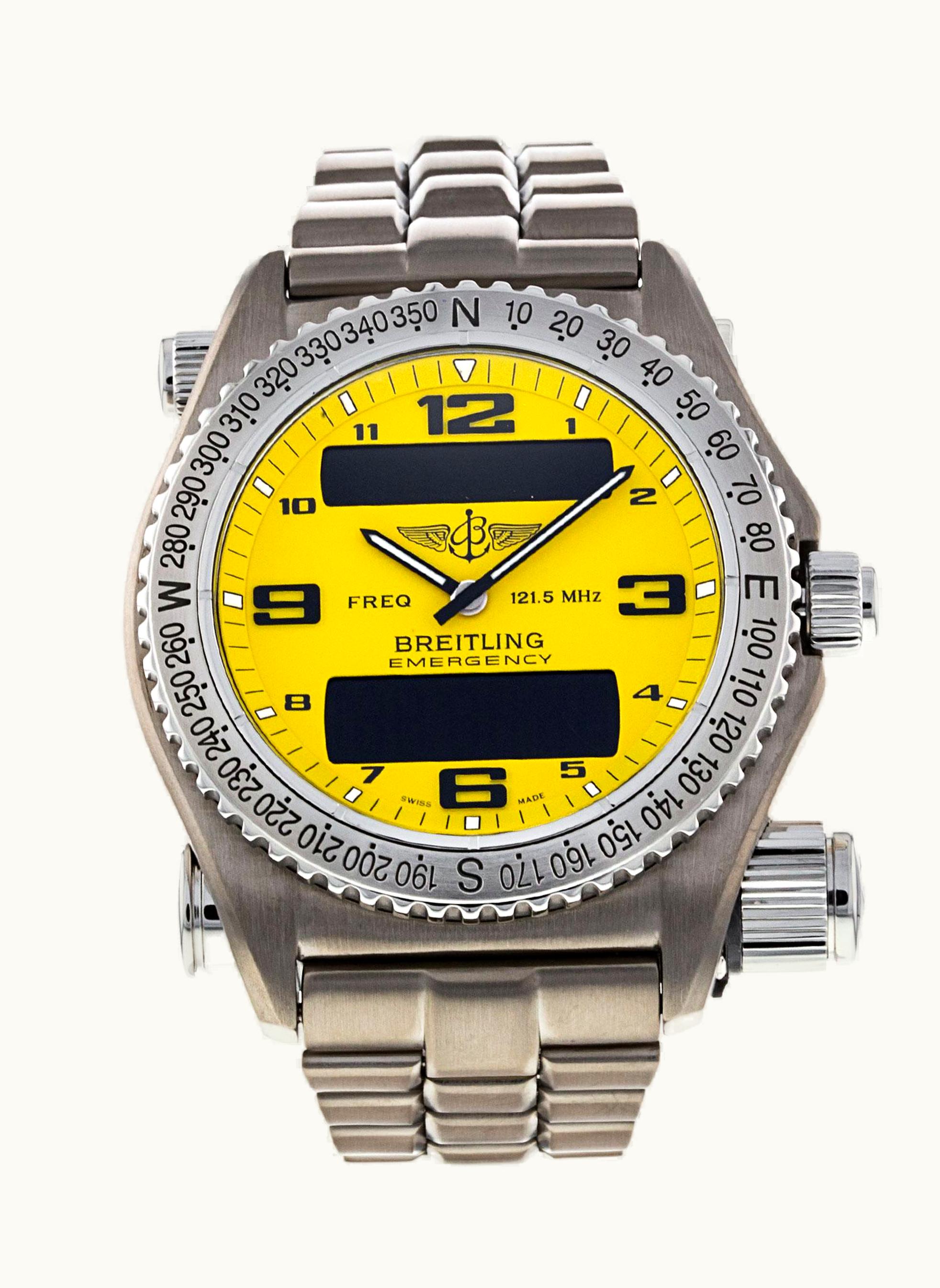 Breitling Emergency II Night Mission / Carbon Orange / Rubber / Boutique