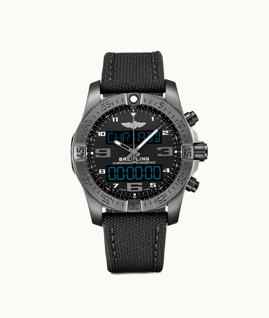 Breitling B55 Exospace Black Titanium / Black / Military / Pin
