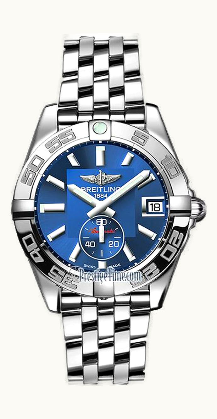 Breitling Galactic 36 Automatic Stainless Steel / Gun Blue / Sahara