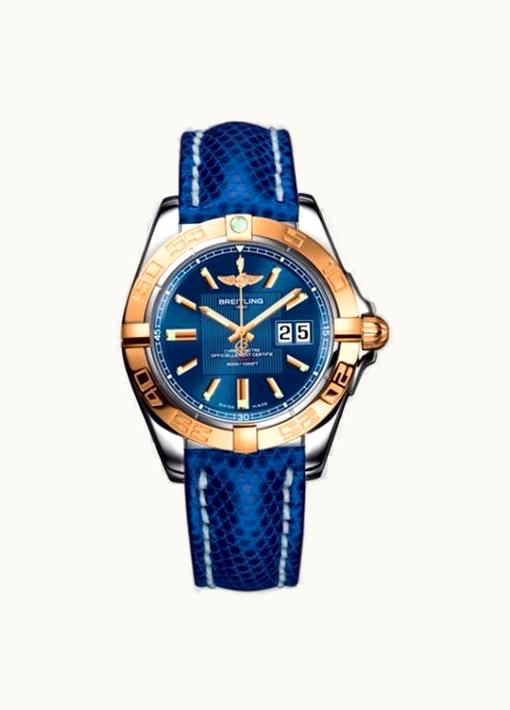 Breitling Galactic 41 Stainless Steel / Rose Gold / Metallica Blue / Teju