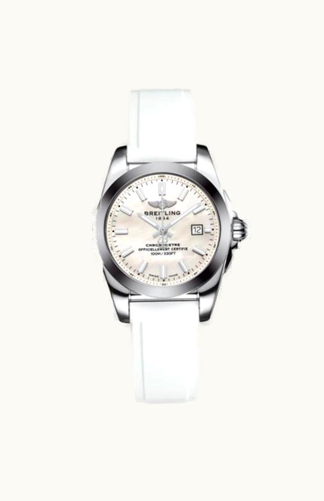 Breitling Galactic 29 Rose Gold / Pearl Diamond / Sahara