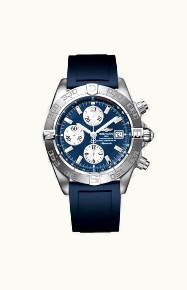 Breitling Galactic Chronograph II Stainless Steel / Blue