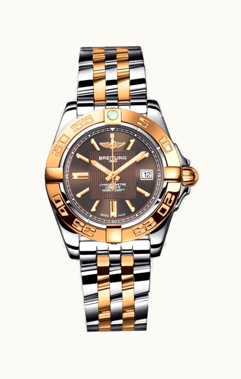 Breitling Galactic 32 Stainless Steel / Rose Gold / Solar Bronze / Bracelet