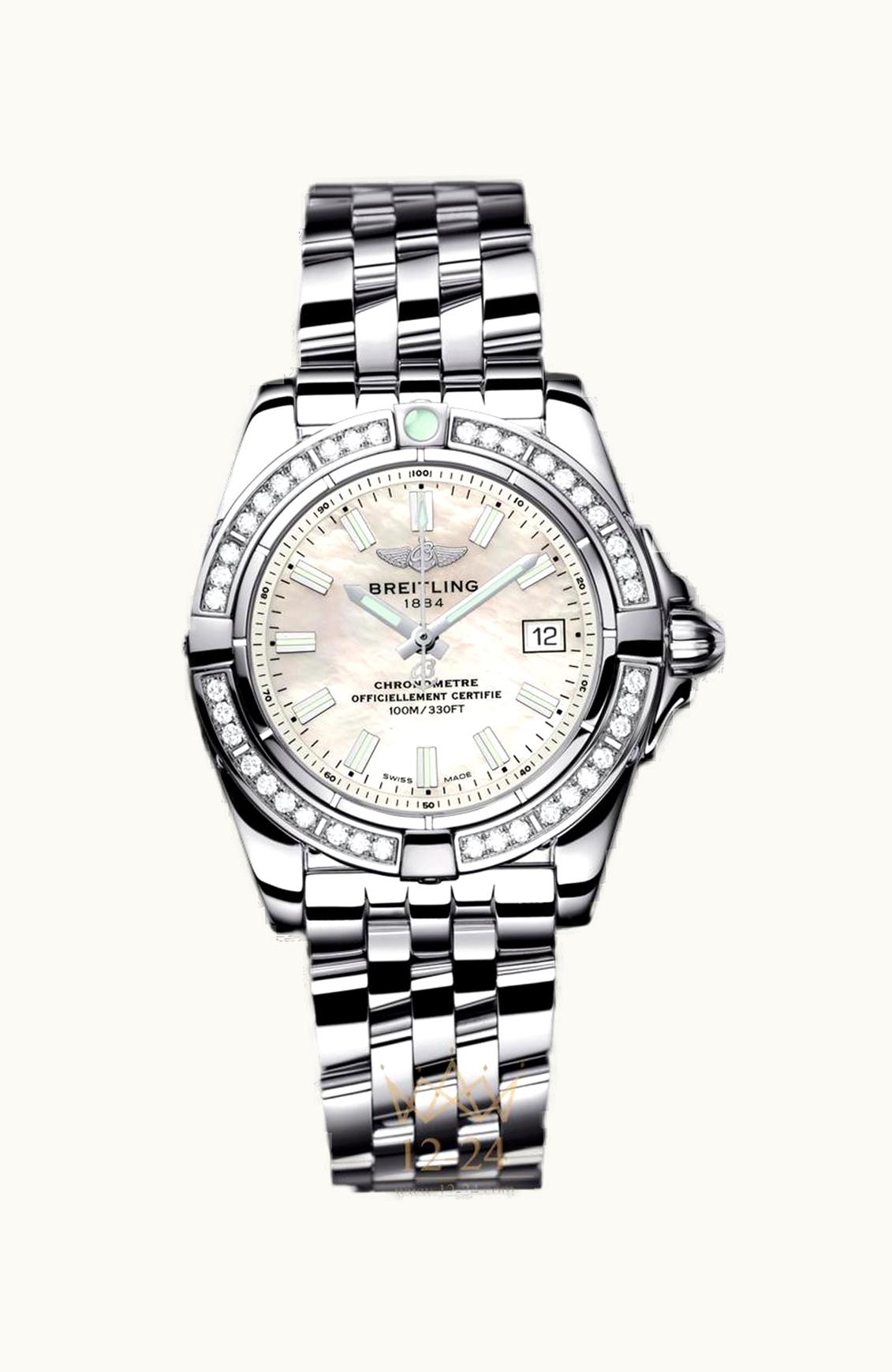 Breitling Galactic 32 Stainless Steel / Pearl / Bracelet