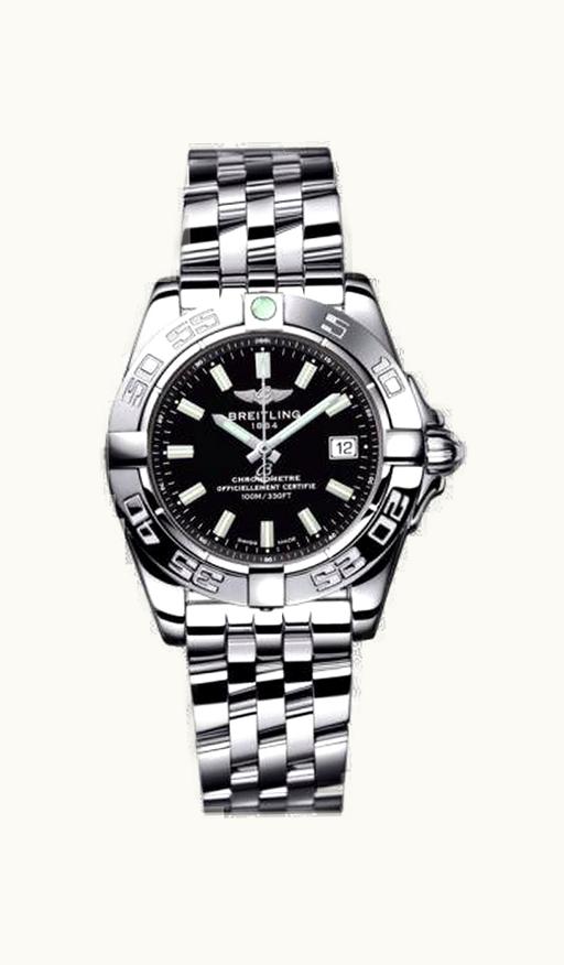 Breitling Galactic 32 Stainless Steel / Onyx Black / Bracelet