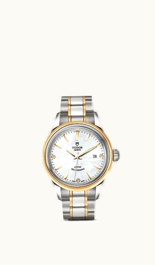 Breitling Galactic 32 Stainless Steel / Diamond / Sierra Silver / Croco