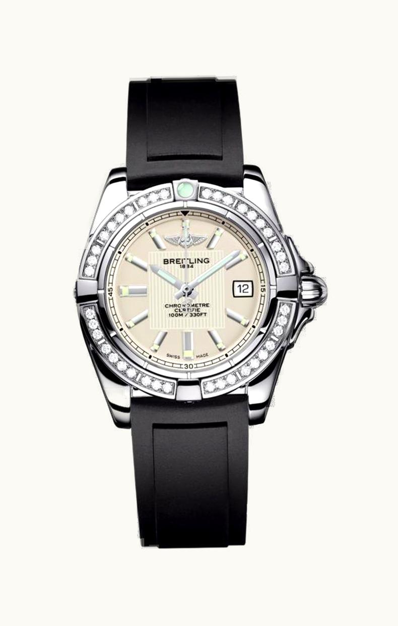 Breitling Galactic 32 Stainless Steel / Diamond / Sierra Silver / Sahara
