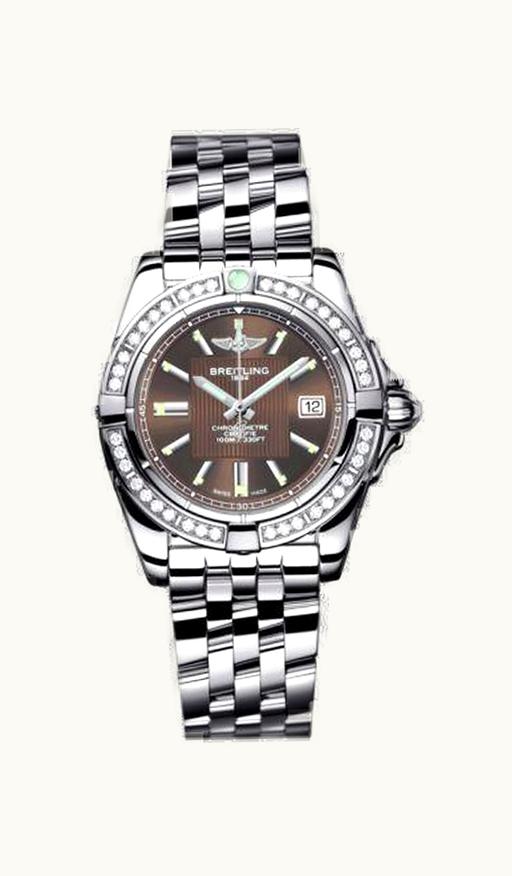 Breitling Galactic 32 Stainless Steel / Diamond / Solar Bronze / Bracelet