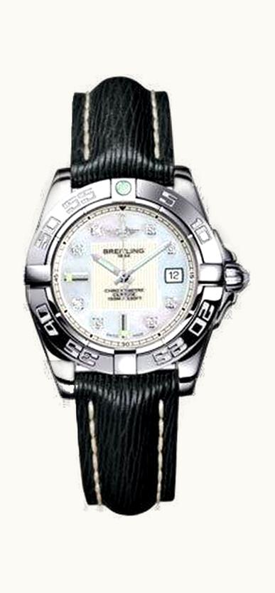 Breitling Galactic 32 Stainless Steel / Diamond / Pearl Diamond / Sahara