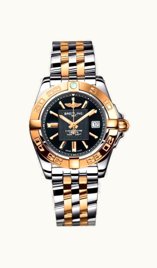 Breitling Galactic 32 Stainless Steel / Rose Gold / Trophy Black / Bracelet