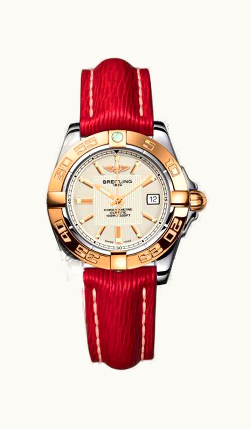 Breitling Galactic 32 Stainless Steel / Rose Gold / Sierra Silver / Sahara
