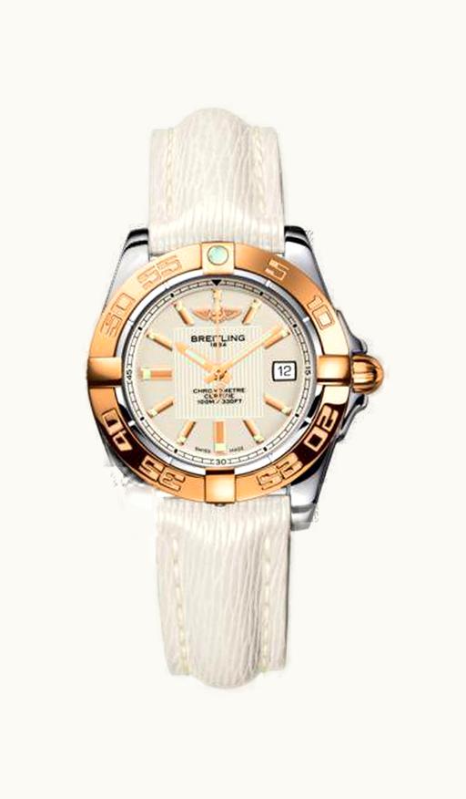 Breitling Galactic 32 Stainless Steel / Rose Gold / Sierra Silver / Sahara