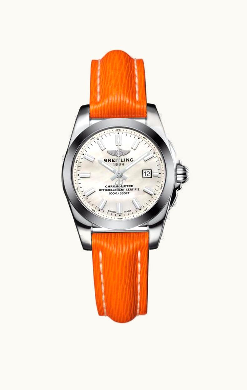 Breitling Galactic 29 Stainless Steel / Pearl / Sahara