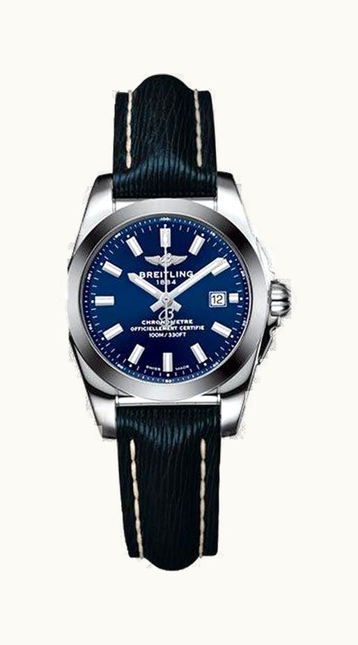 Breitling Galactic 29 Stainless Steel / Horizon Blue / Sahara