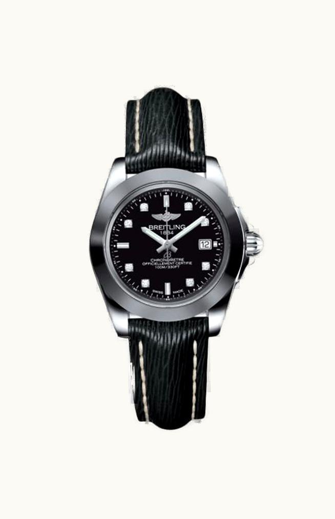 Breitling Galactic 29 Stainless Steel / Trophy Black Diamond / Sahara