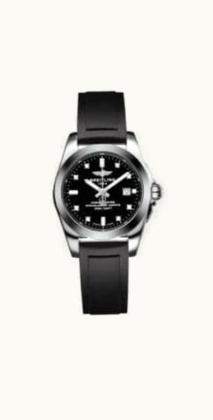 Breitling Galactic 29 Stainless Steel / Trophy Black Diamond / Rubber