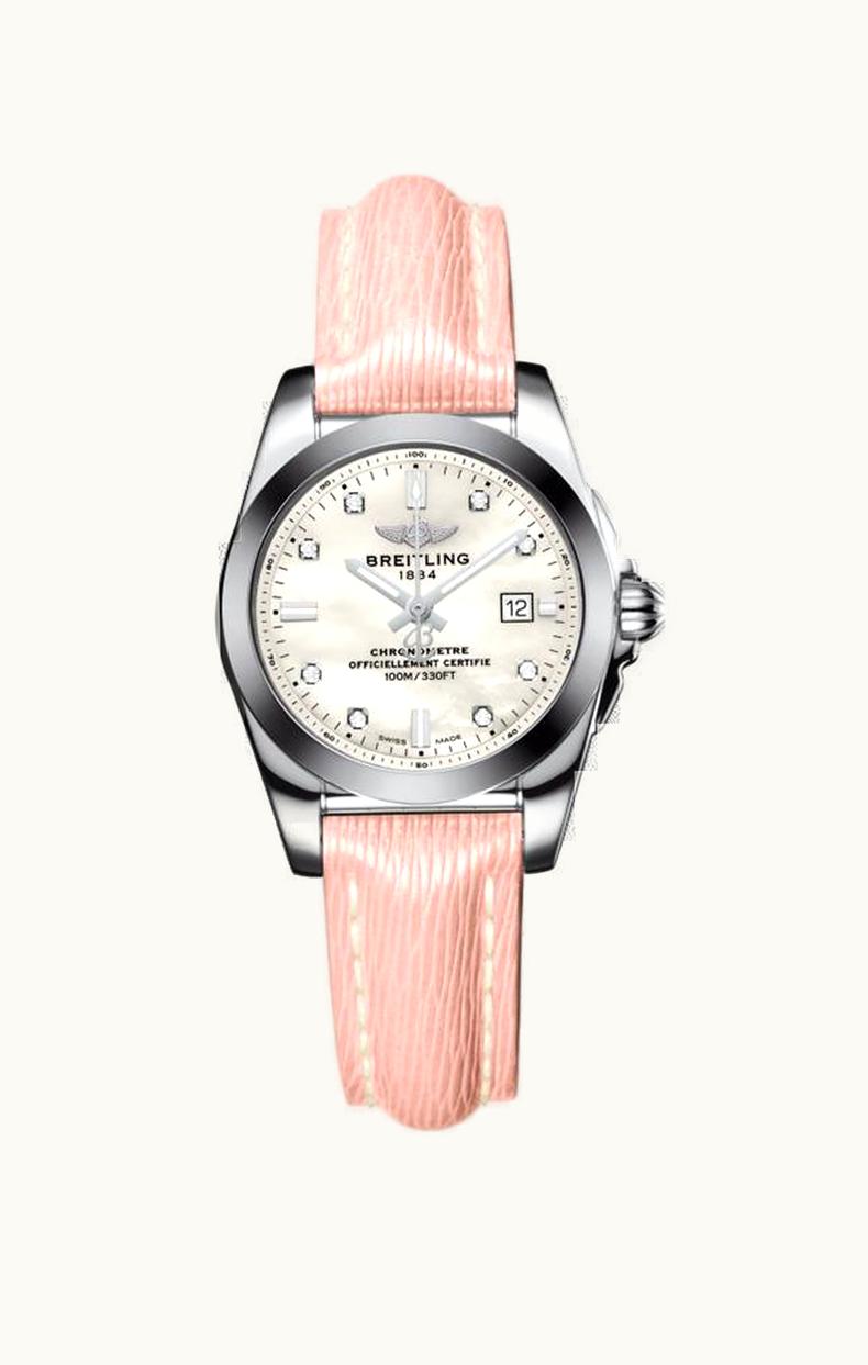 Breitling Galactic 29 Stainless Steel / Pearl Diamond / Sahara