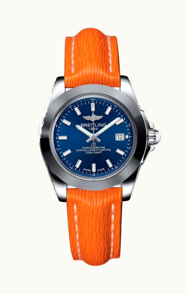 Breitling Galactic 32 Sleek Edition Stainless Steel / Horizon Blue / Sahara