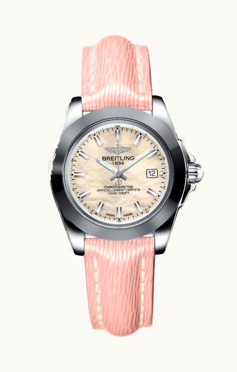 Breitling Galactic 32 Sleek Edition Stainless Steel / Pearl / Sahara