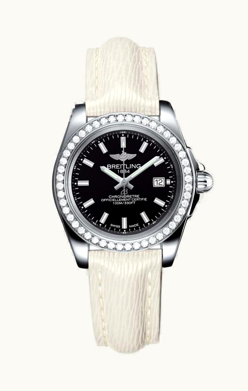 Breitling Galactic 32 Sleek Edition Stainless Steel / Diamond / Trophy Black / Sahara