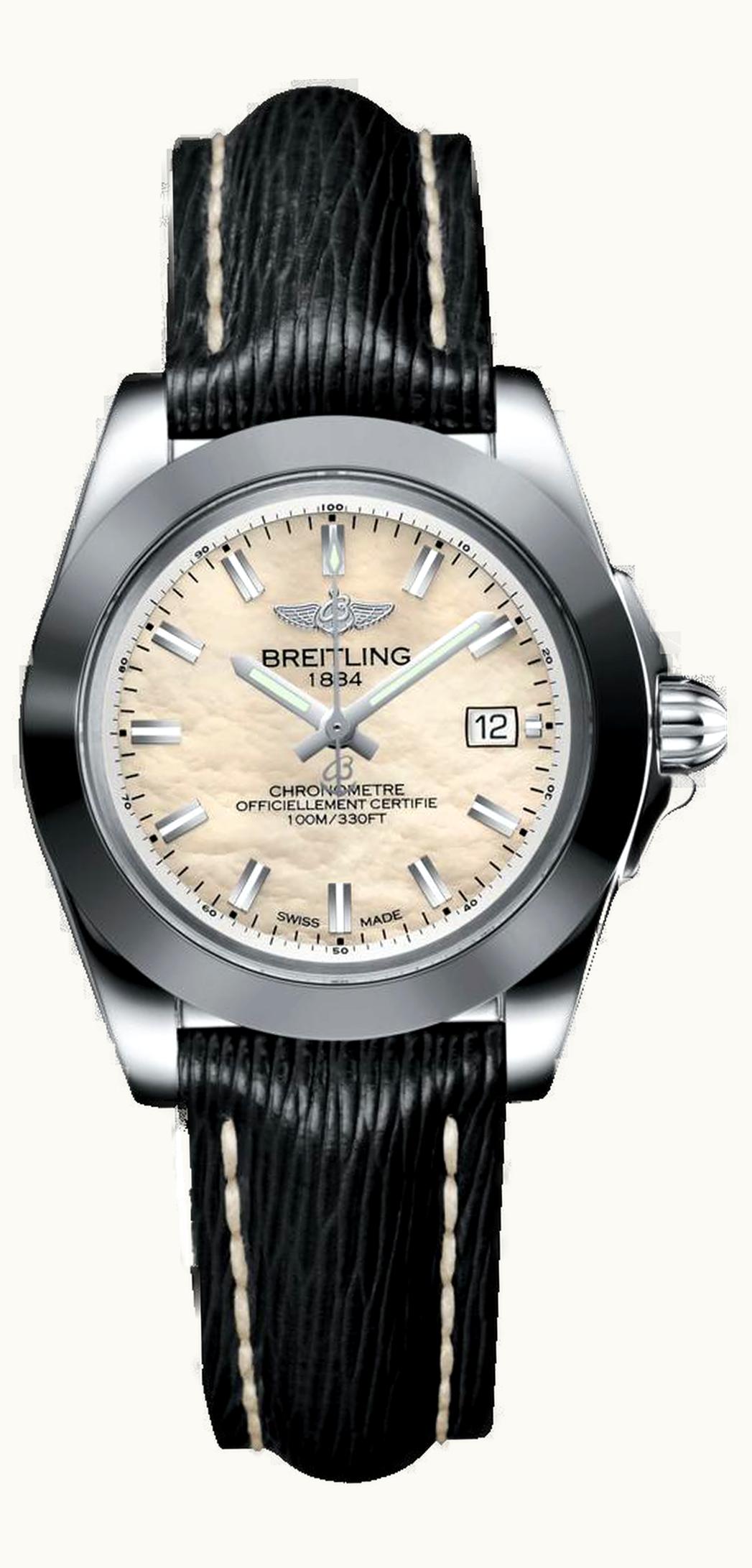 Breitling Galactic 32 Sleek Edition Stainless Steel / Diamond / Horizon Blue Diamond / Sahara