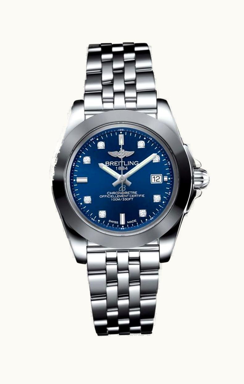 Breitling Galactic 32 Sleek Edition Stainless Steel / Rose Gold / Trophy Black / Bracelet