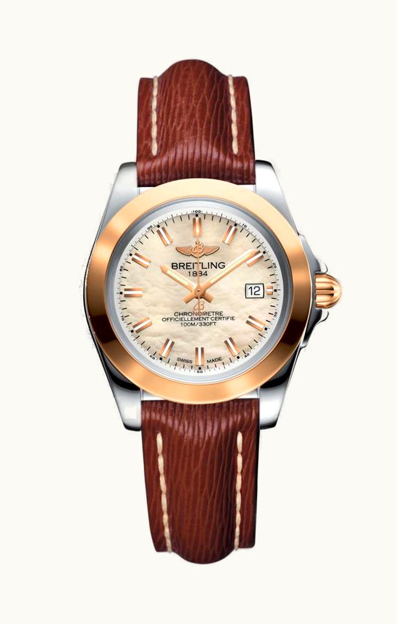 Breitling Galactic 32 Sleek Edition Stainless Steel / Rose Gold / Pearl / Sahara