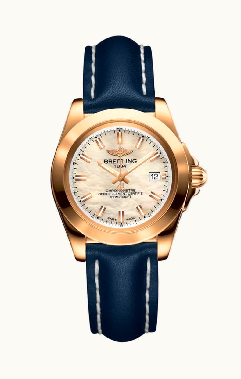 Breitling Galactic 32 Sleek Edition Rose Gold / Pearl / Calf