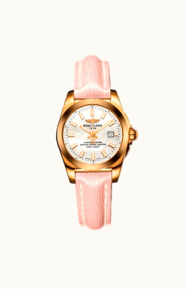 Breitling Galactic 29 Rose Gold / Pearl / Sahara