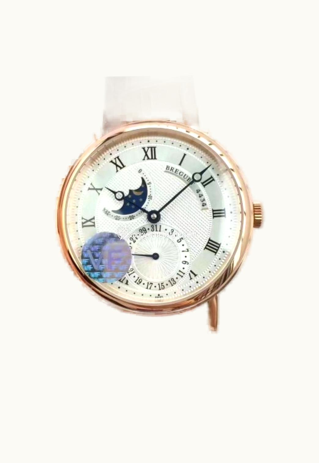 Breitling Galactic 29 Rose Gold / Diamond / Horizon Blue Diamond / Calf