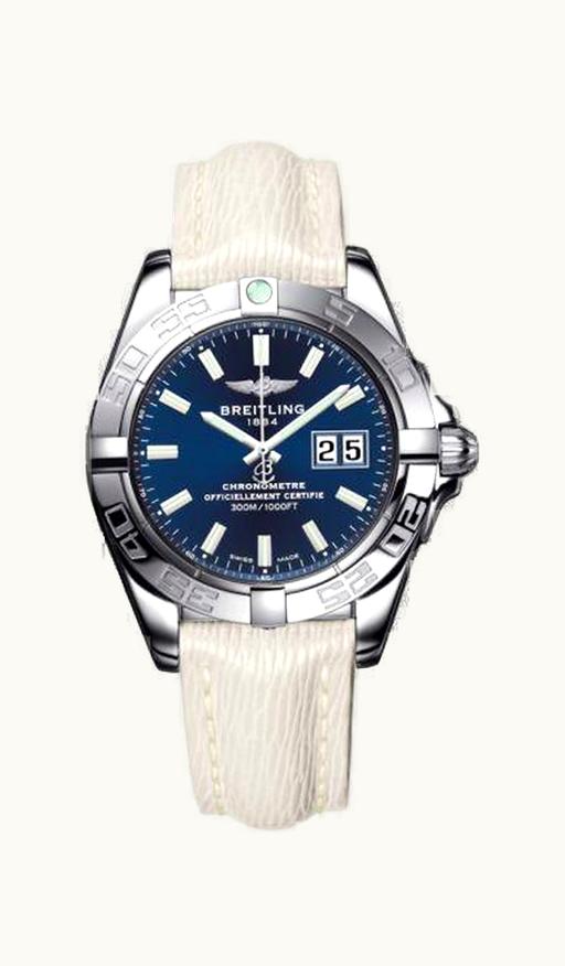 Breitling Galactic 41 Stainless Steel / Horizon Blue / Sahara