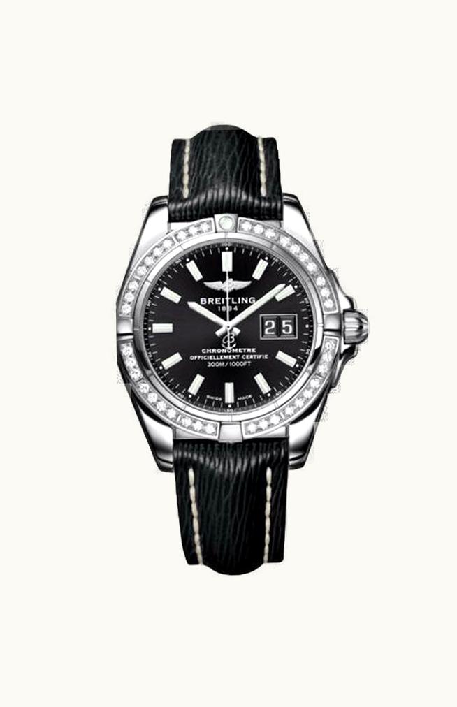 Breitling Galactic 41 Stainless Steel / Diamond / Onyx Black / Sahara