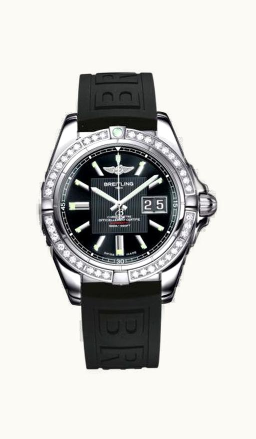 Breitling Galactic 41 Stainless Steel / Diamond / Trophy Black / Sahara