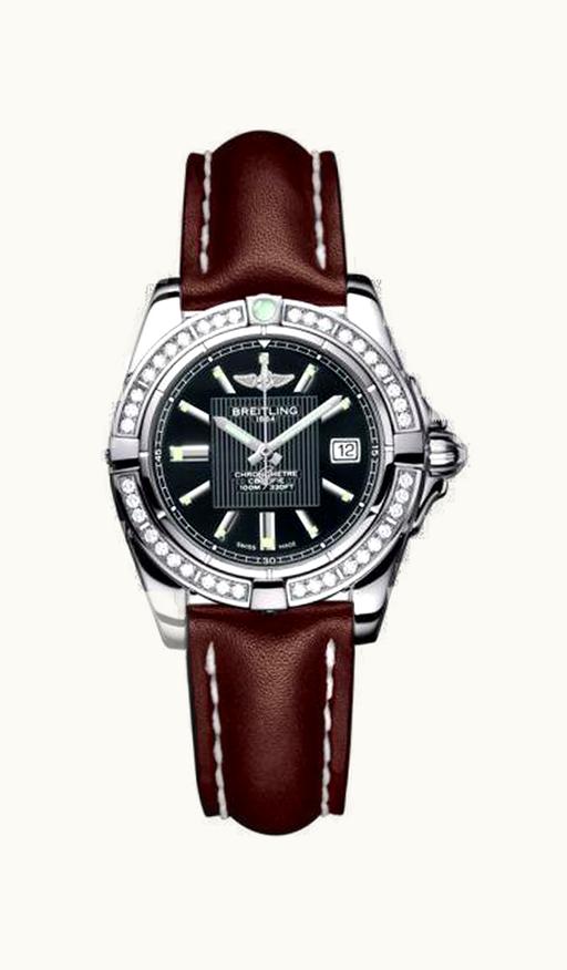 Breitling Galactic 41 Stainless Steel / Diamond / Pearl Diamond / Sahara