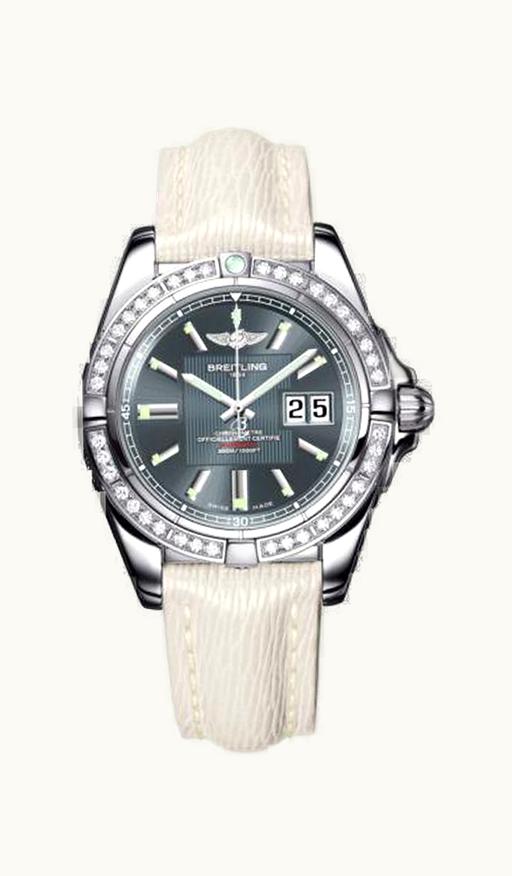 Breitling Galactic 41 Stainless Steel / Diamond / Tomcat Gray / Sahara