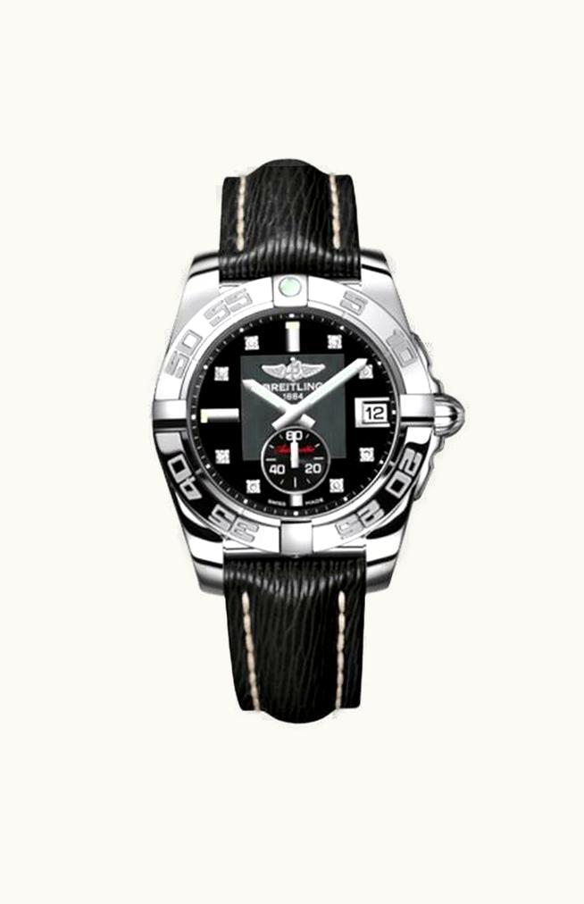 Breitling Galactic 36 Automatic Stainless Steel / Volcano Black Diamond / Sahara