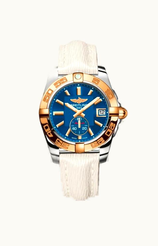 Breitling Galactic 36 Automatic Stainless Steel / Gun Blue / Sahara