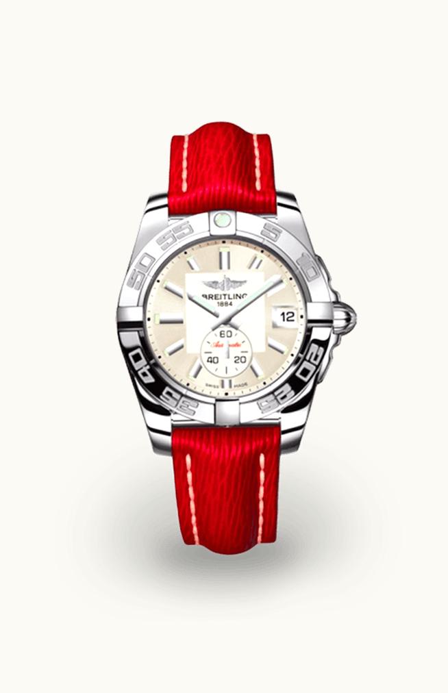 Breitling Galactic 36 Automatic Stainless Steel / Stratus Silver / Sahara