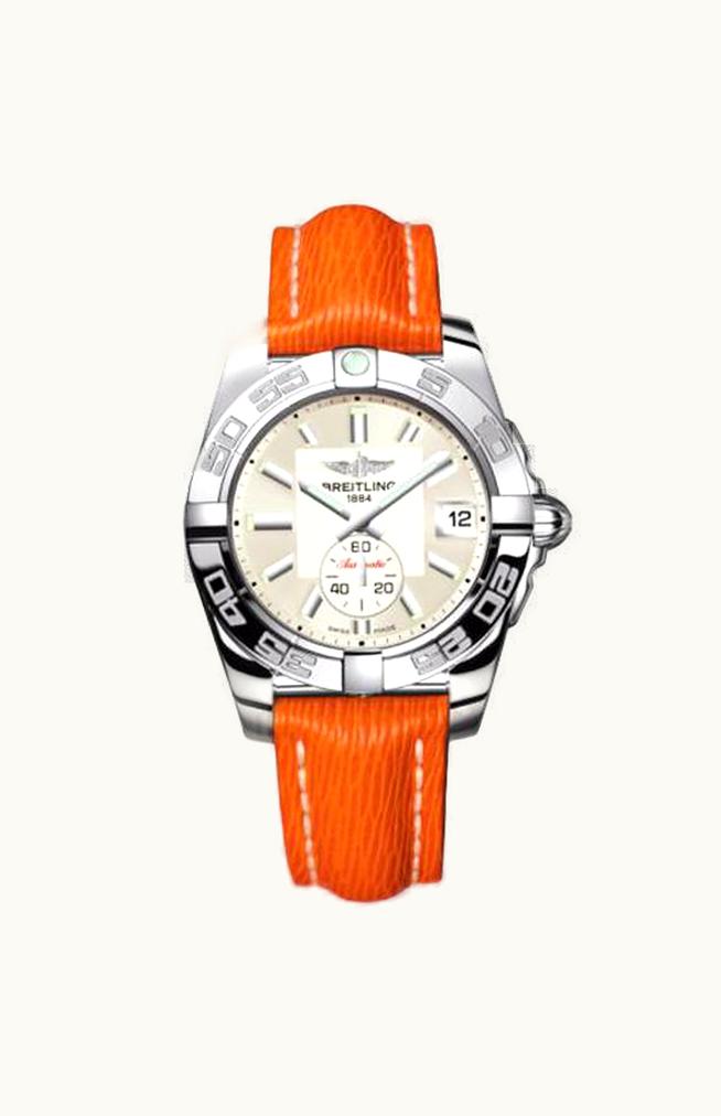 Breitling Galactic 36 Automatic Stainless Steel / Stratus Silver / Sahara