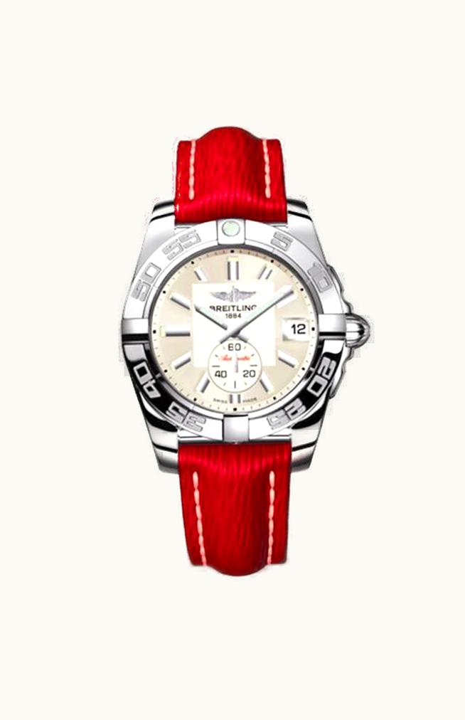 Breitling Galactic 36 Automatic Stainless Steel / Stratus Silver / Sahara