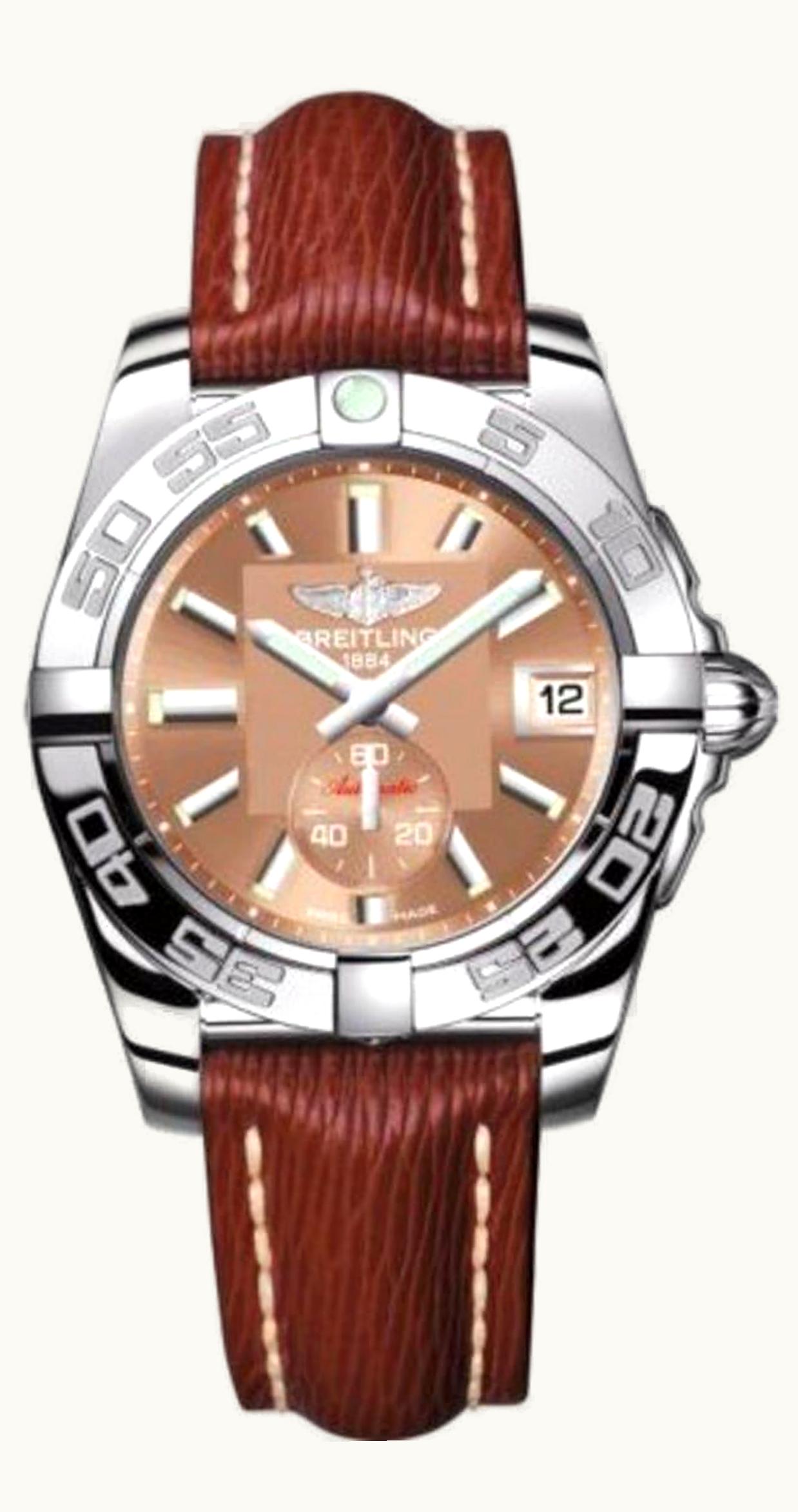 Breitling Galactic 36 Automatic Stainless Steel / Diamond / Pearl / Sahara