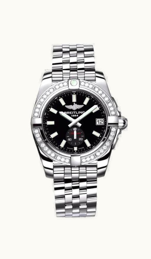 Breitling Galactic 36 Automatic Stainless Steel / Diamond / Onyx Black / Bracelet