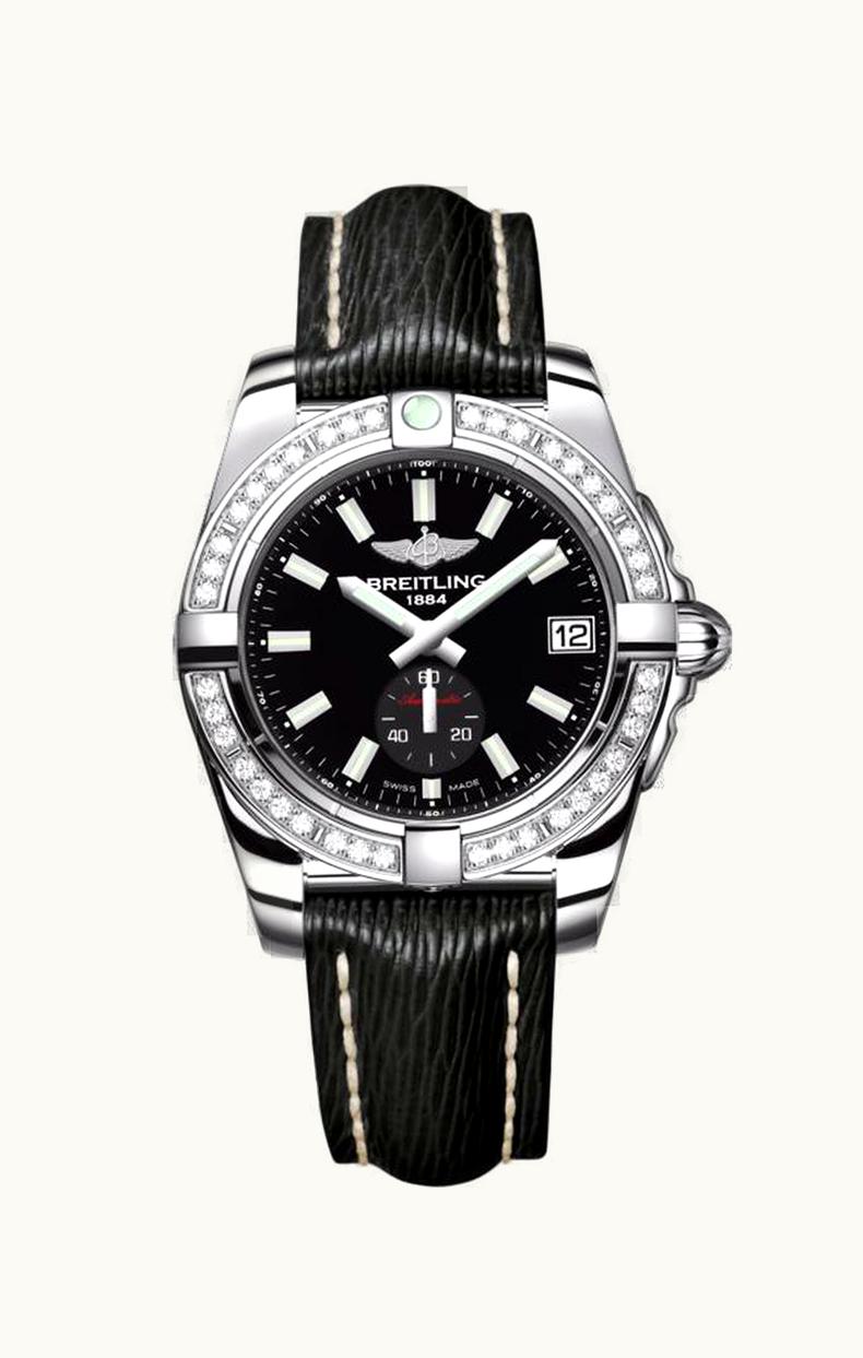 Breitling Galactic 36 Automatic Stainless Steel / Diamond / Onyx Black / Sahara