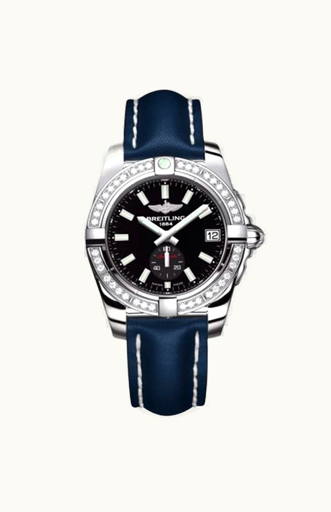 Breitling Galactic 36 Automatic Stainless Steel / Diamond / Onyx Black / Sahara