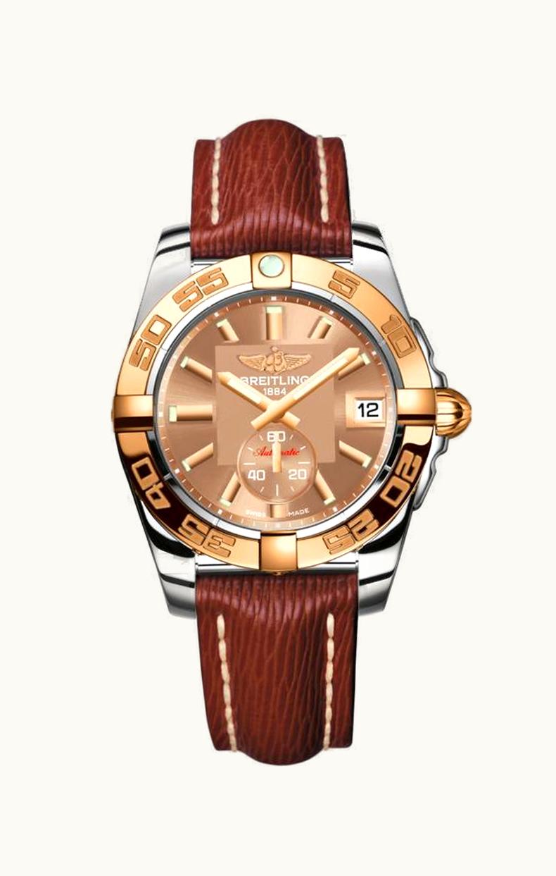 Breitling Galactic 36 Automatic Stainless Steel / Rose Gold / Copperhead Bronze / Sahara