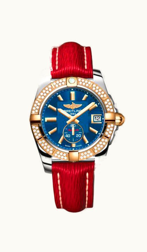 Breitling Galactic 36 Automatic Stainless Steel / Rose Gold / Diamond / Gun Blue / Sahara