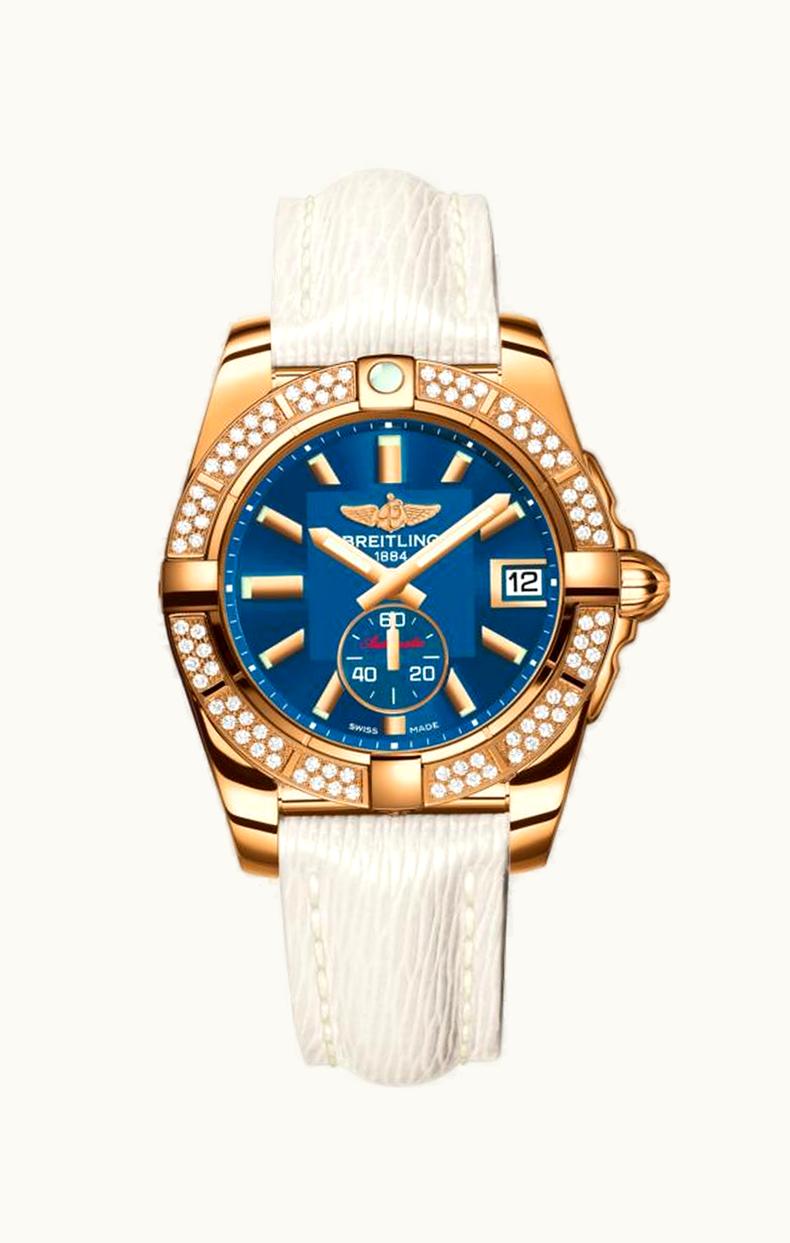 Breitling Galactic 36 Automatic Rose Gold / Diamond / Gun Blue / Sahara