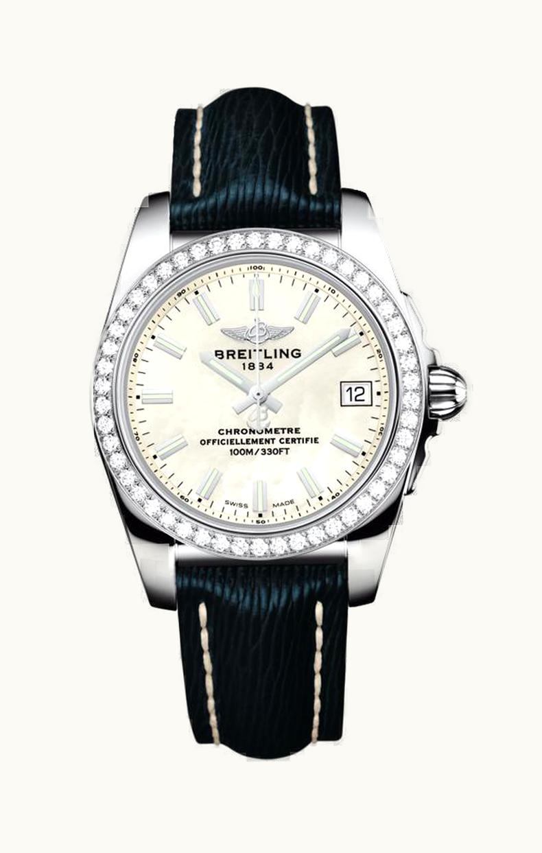 Breitling Galactic 36 Stainless Steel / Diamond / Pearl / Sahara