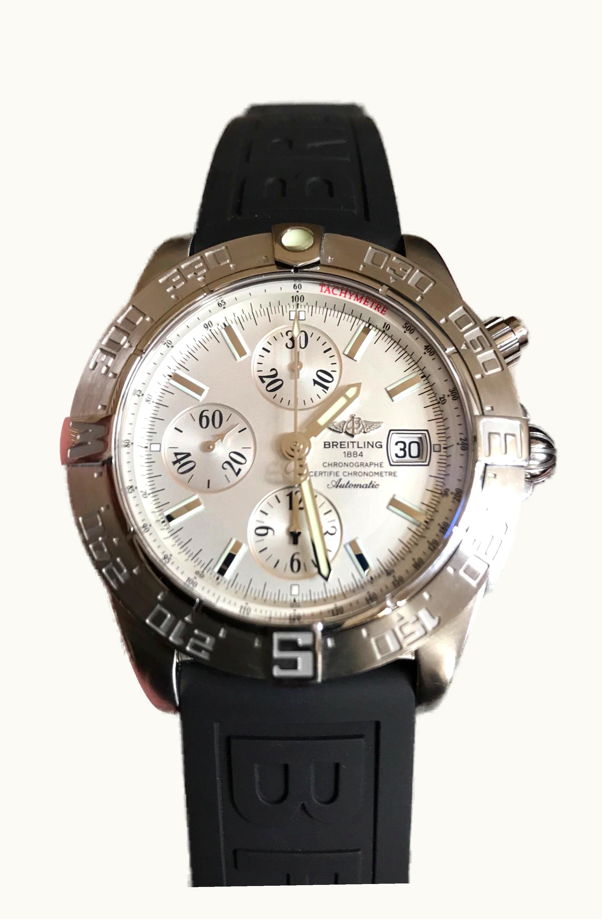 Breitling Galactic Chronograph II Stainless Steel / Black