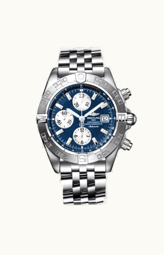 Breitling Galactic Chronograph II Stainless Steel / Blue